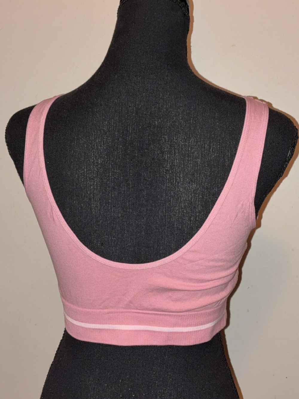 GAP Light Pink Ribbed Crop Tank - Picture 2 of 2